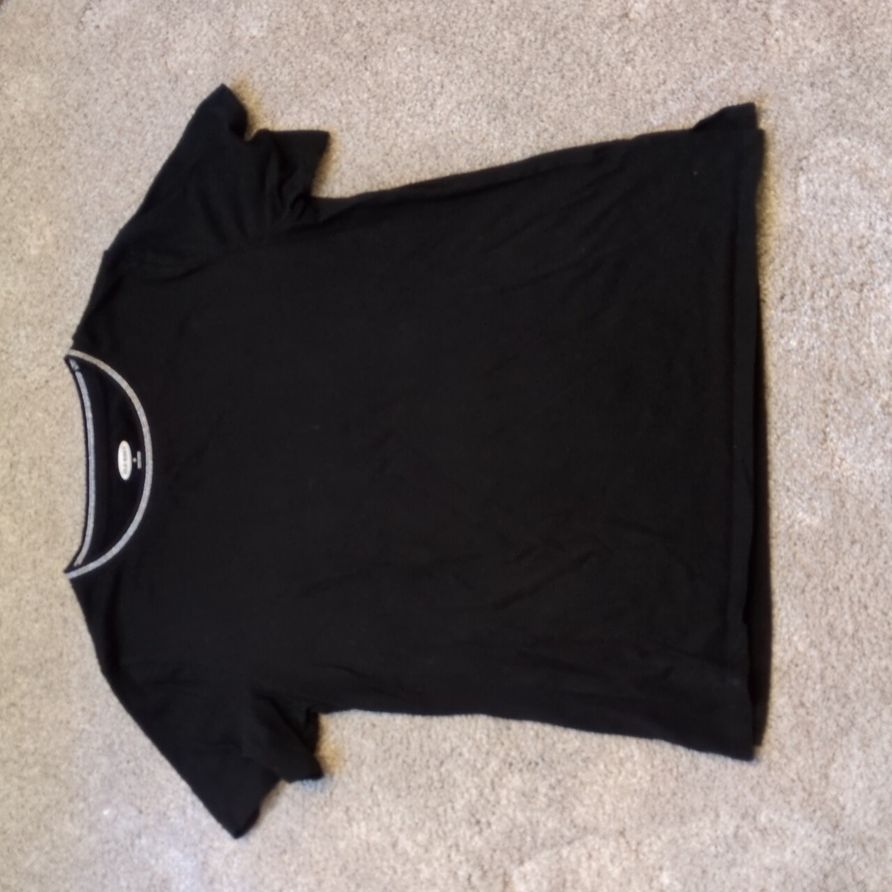 Old Navy black and silver T-shirt size medium